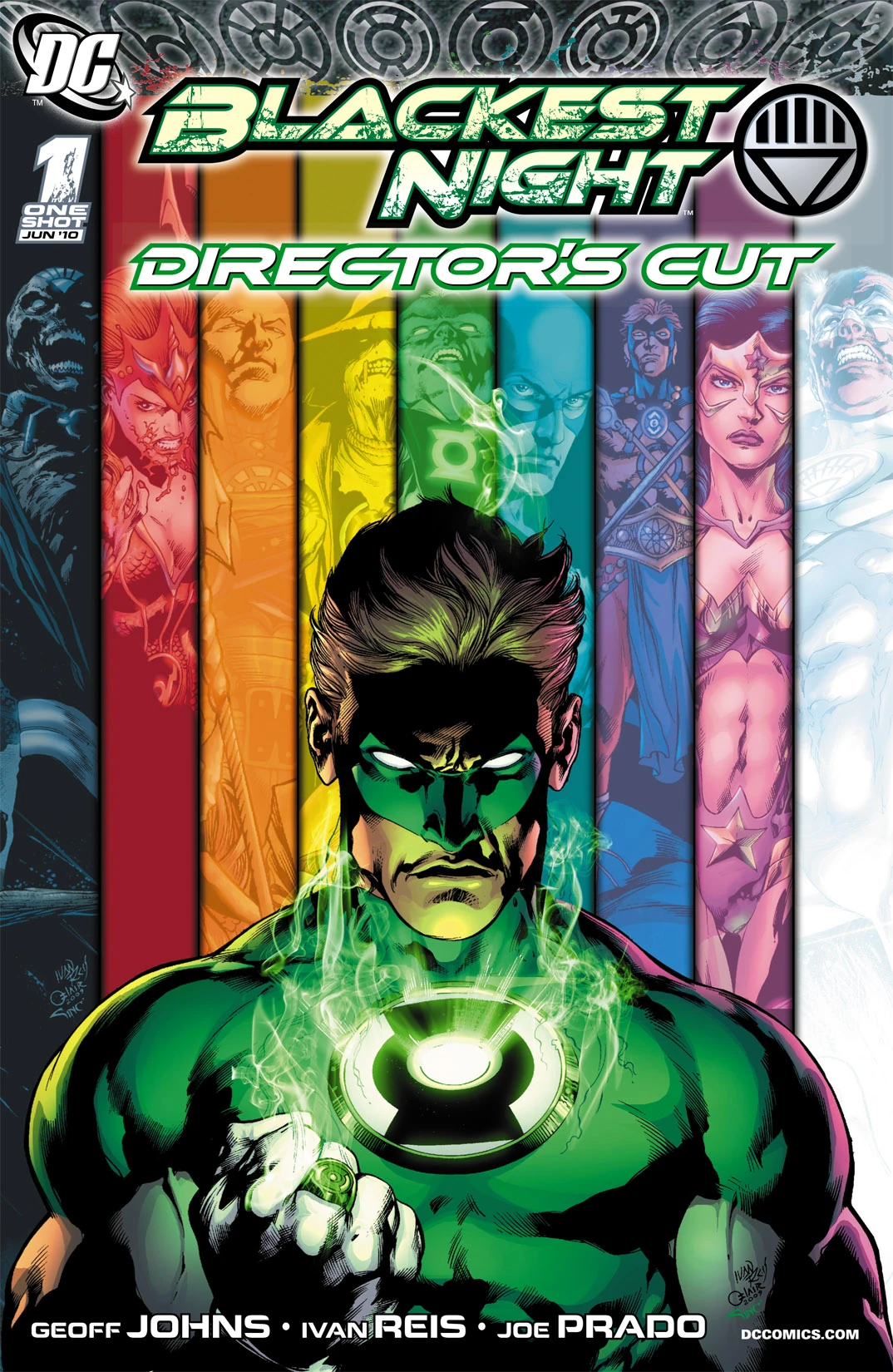 Blackest Night Director's Cut #1 (DC, 2010 — Cover A) cover